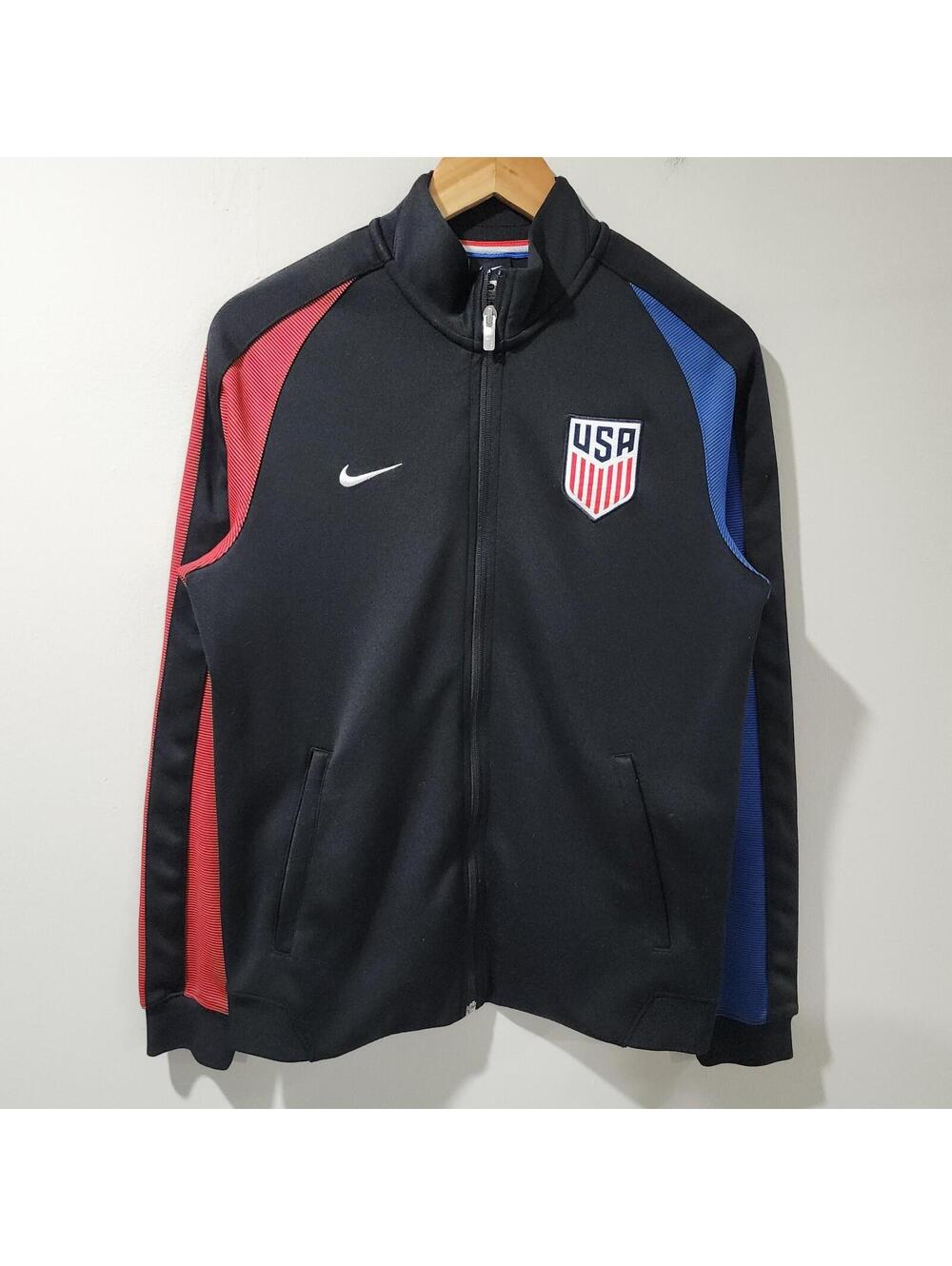 USA Nike Full Zip Track Jacket N98 2016 Soccer USMNT Mens Medium Sport Casual